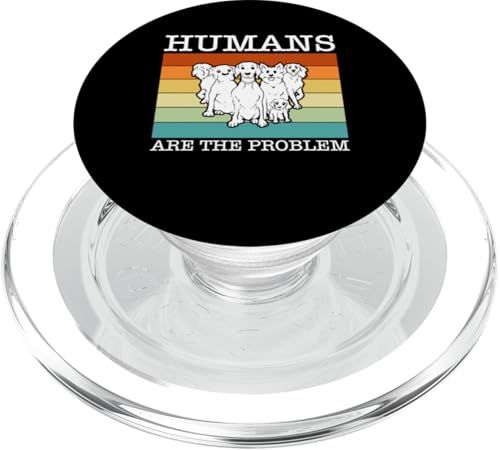 Humans Are The Problem Dog Trainer Dog School PopSockets PopGrip für MagSafe Humans Are The Problem Dog Trainer Dog School PopSockets PopGrip für MagSafe von Hundetrainer Hundeschule Design Idee