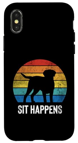Sit Happens Dog Trainer Dog School Hülle für iPhone X/XS Sit Happens Dog Trainer Dog School Hülle für iPhone X/XS von Hundetrainer Hundeschule Design Idee