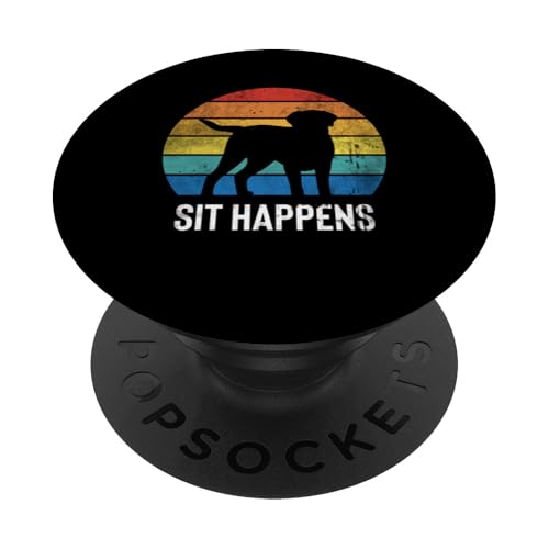 Sit Happens Dog Trainer Dog School PopSockets Klebender PopGrip Sit Happens Dog Trainer Dog School PopSockets Klebender PopGrip von Hundetrainer Hundeschule Design Idee