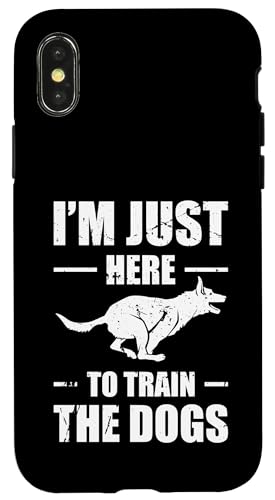 Im Just Here To Train The Dogs Dog Trainer Dog School Hülle für iPhone X/XS Im Just Here To Train The Dogs Dog Trainer Dog School Hülle für iPhone X/XS von Hundetrainer Hundeschule Designs Idee
