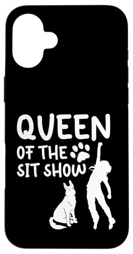 Queen Of The Sit Show Dog Trainer Dog School Hülle für iPhone 16 Plus Queen Of The Sit Show Dog Trainer Dog School Hülle für iPhone 16 Plus von Hundetrainer Hundeschule Designs Idee
