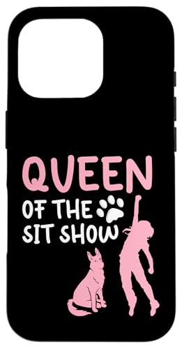 Queen Of The Sit Show Dog Trainer Dog School Hülle für iPhone 16 Pro Queen Of The Sit Show Dog Trainer Dog School Hülle für iPhone 16 Pro von Hundetrainer Hundeschule Designs Idee