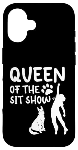 Queen Of The Sit Show Dog Trainer Dog School Hülle für iPhone 16 Queen Of The Sit Show Dog Trainer Dog School Hülle für iPhone 16 von Hundetrainer Hundeschule Designs Idee
