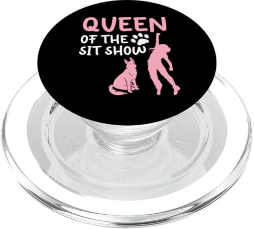 Queen Of The Sit Show Dog Trainer Dog School PopSockets PopGrip für MagSafe Queen Of The Sit Show Dog Trainer Dog School PopSockets PopGrip für MagSafe von Hundetrainer Hundeschule Designs Idee