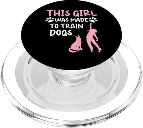 This Girl Was Made To Train Dogs Dog Trainer Dog School PopSockets PopGrip für MagSafe This Girl Was Made To Train Dogs Dog Trainer Dog School PopSockets PopGrip für MagSafe von Hundetrainer Hundeschule Designs Idee