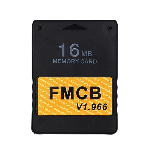 High Speed Memory Card Free McBoot v1.966 für Sony PS2 FMCB Game Saver 8MB/16MB/32MB/64MB Card Slim Spielkonsole SPCH-7/9xxxx Serie Spiele Zubehör (16MB) von Hundor