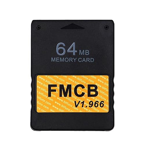 High Speed Memory Card Free McBoot v1.966 für Sony PS2 FMCB Game Saver 8MB/16MB/32MB/64MB Card Slim Spielkonsole SPCH-7/9xxxx Serie Spiele Zubehör (64MB) von Hundor