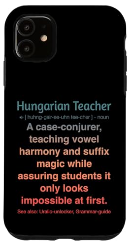 ungarische Lehrerin Hülle für iPhone 11 von Hungarian Teacher Gifts & Tees