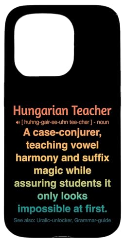 ungarische Lehrerin Hülle für iPhone 15 Pro von Hungarian Teacher Gifts & Tees