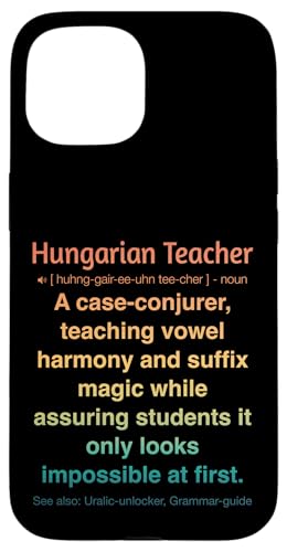 ungarische Lehrerin Hülle für iPhone 15 von Hungarian Teacher Gifts & Tees