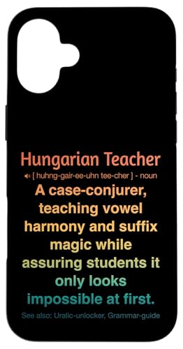 ungarische Lehrerin Hülle für iPhone 16 Plus von Hungarian Teacher Gifts & Tees