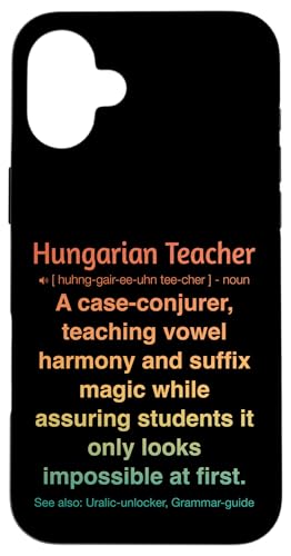ungarische Lehrerin Hülle für iPhone 16 Plus ungarische Lehrerin Hülle für iPhone 16 Plus von Hungarian Teacher Gifts & Tees