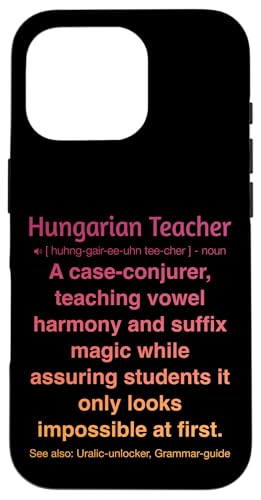 ungarische Lehrerin Hülle für iPhone 16 Pro ungarische Lehrerin Hülle für iPhone 16 Pro von Hungarian Teacher Gifts & Tees