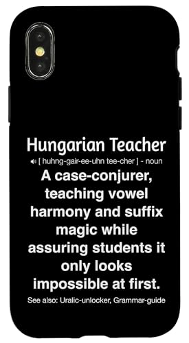 ungarische Lehrerin Hülle für iPhone X/XS von Hungarian Teacher Gifts & Tees