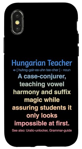 ungarische Lehrerin Hülle für iPhone X/XS von Hungarian Teacher Gifts & Tees