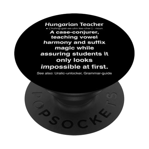 ungarische Lehrerin PopSockets Klebender PopGrip von Hungarian Teacher Gifts & Tees