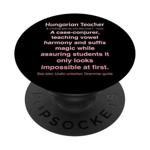 ungarische Lehrerin PopSockets Klebender PopGrip von Hungarian Teacher Gifts & Tees