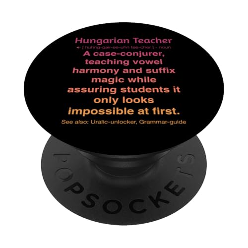 ungarische Lehrerin PopSockets Klebender PopGrip von Hungarian Teacher Gifts & Tees