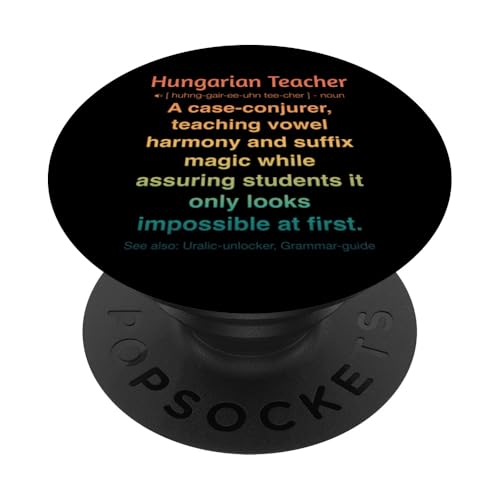 ungarische Lehrerin PopSockets Klebender PopGrip von Hungarian Teacher Gifts & Tees