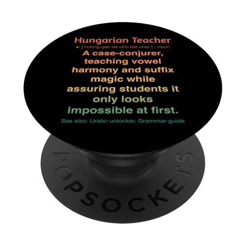 ungarische Lehrerin PopSockets Klebender PopGrip von Hungarian Teacher Gifts & Tees