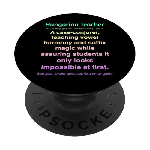 ungarische Lehrerin PopSockets Klebender PopGrip von Hungarian Teacher Gifts & Tees