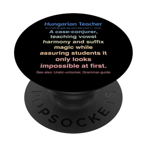 ungarische Lehrerin PopSockets Klebender PopGrip von Hungarian Teacher Gifts & Tees
