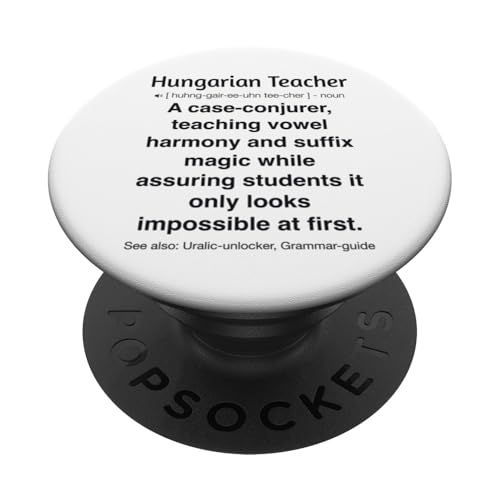 ungarische Lehrerin PopSockets Klebender PopGrip von Hungarian Teacher Gifts & Tees