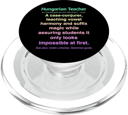 ungarische Lehrerin PopSockets PopGrip für MagSafe von Hungarian Teacher Gifts & Tees