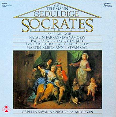Telemann: Der geduldige Socrates [Vinyl Schallplatte] [5 LP Box-Set] von Disca