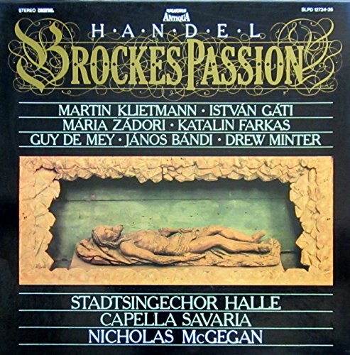 Händel: Brockes Passion (Gesamtaufnahme, deutsch: Ungarn 1985) [Vinyl Schallplatte] [3 LP Box-Set] von Hungaroton