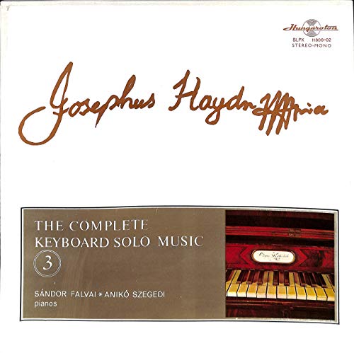 Joseph Haydn: The Complete Keyboard Solo Music 3 - SLPX 11800-02 - Vinyl Box von Hungaroton