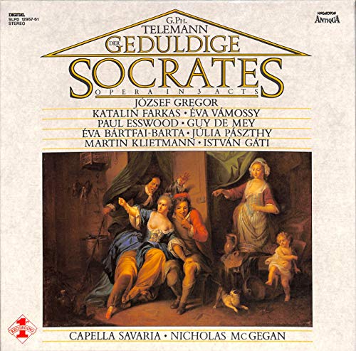 Telemann: Der Geduldige Socrates; Opera in 3 Acts - SLPD 12957-61 - Vinyl Box von Hungaroton