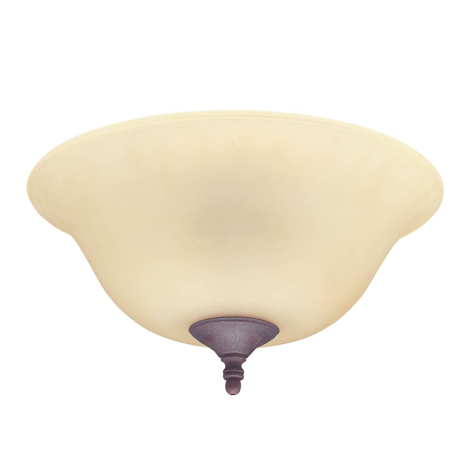 Hunter Amber Bowl Ventilatorlampe von Hunter