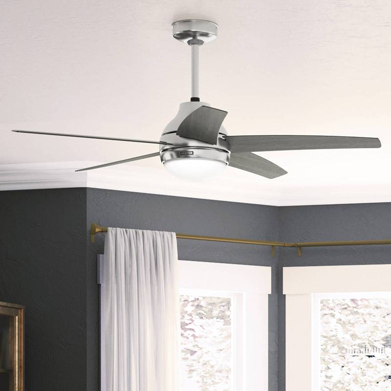 Hunter Bernard AC Deckenventilator Lampe grau von Hunter