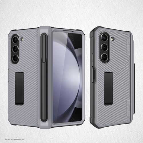 Handy-Flip-Hülle Stoßfestes Scharniergehäuse Compatible with Samsung Galaxy Z Fold 5 mit S-Stifthalter und Displayschutz, Rundumschutz, unsichtbare Standabdeckung Compatible with Samsung Galaxy Z Fold Handy-Flip-Hülle Stoßfestes Scharniergehäuse Compatible with Samsung Galaxy Z Fold 5 mit S-Stifthalter und Displayschutz, Rundumschutz, unsichtbare Standabdeckung Compatible with Samsung Galaxy Z Fold von HurrayB