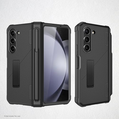 Handy-Flip-Hülle Stoßfestes Scharniergehäuse Compatible with Samsung Galaxy Z Fold 5 mit S-Stifthalter und Displayschutz, Rundumschutz, unsichtbare Standabdeckung Compatible with Samsung Galaxy Z Fold Handy-Flip-Hülle Stoßfestes Scharniergehäuse Compatible with Samsung Galaxy Z Fold 5 mit S-Stifthalter und Displayschutz, Rundumschutz, unsichtbare Standabdeckung Compatible with Samsung Galaxy Z Fold von HurrayB