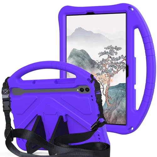 Tablet PC Hülle Case Compatible with Samsung Galaxy Tab S9 FE 11"(2023) SM-X510N/WiFi X516B Shockproof Tablet CoverLightweight EVA Tablet Cover with Adjustable Strap Protective Shell for Kids Case Sch von HurrayB