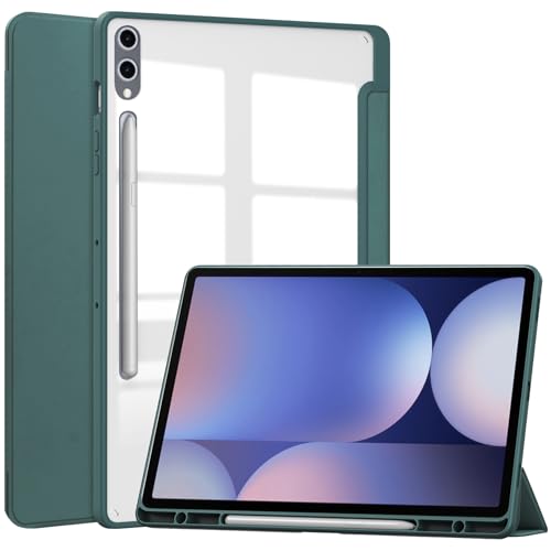 Tablet PC Hülle Durchsichtige Hülle kompatibel mit Samsung Galaxy Tab S10 Plus/Galaxy Tab S10+ 5G 12,4 Zoll 2024 SM-X820 Hülle, TPU Slim Cover Auto Wake/Sleep Smart Case mit transparenter Rückseite Sc Tablet PC Hülle Durchsichtige Hülle kompatibel mit Samsung Galaxy Tab S10 Plus/Galaxy Tab S10+ 5G 12,4 Zoll 2024 SM-X820 Hülle, TPU Slim Cover Auto Wake/Sleep Smart Case mit transparenter Rückseite Sc von HurrayB