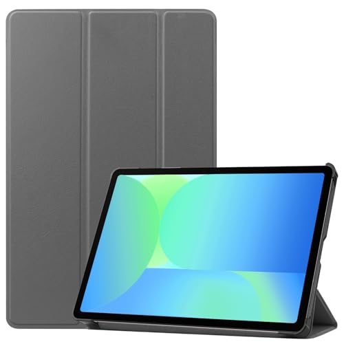 Tablet PC Hülle Kompatibel mit Samsung Galaxy Tab S10 FE/S9 FE 10,9-Zoll-Hülle, dreifach faltbares Smart-Tablet, leichte schützende harte PC-Rückseite, schlanke Hülle, mehrere Betrachtungswinkel, auto von HurrayB