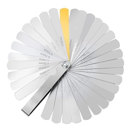 32 Klingen Fühlerlehren, Gewindelehre, Messlehre, Gewindelehre Metrisch Zoll, Fühlerlehre, Fühlerlehre Ventilspiel von Husalsea