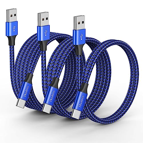 Huukein USB C Kabel Set [0,3M 1M 2M] Ladekabel USB A zu USB C 3A Schnellladekabel für Samsung Galaxy S22 S20 FE A54 A53 A52 M13 A14 A23 A34, iPhone 15, Pixel, USB-C Geräte von Huukein