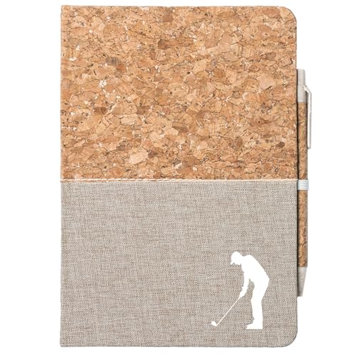 Huuraa Notizbuch Golf Silhouette Geschenk Din A5 80 Blattinkl. Kugelschreiber Golf Geschenkidee von Huuraa