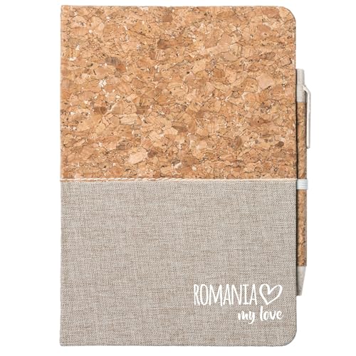 Huuraa Notizbuch Romania my love Geschenk Din A5 80 Blattinkl. Kugelschreiber Romania Geschenkidee Huuraa Notizbuch Romania my love Geschenk Din A5 80 Blattinkl. Kugelschreiber Romania Geschenkidee von Huuraa