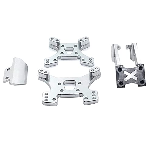 Huusuei 1 Set of Metal Bumper Bumper for 1/14 144001 144002 1/12 124017 124019 RC Car Upgrade Replacement Part, Silver Huusuei 1 Set of Metal Bumper Bumper for 1/14 144001 144002 1/12 124017 124019 RC Car Upgrade Replacement Part, Silver von Huusuei