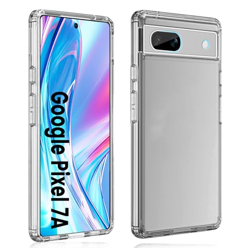 HuwaiH Handyhülle für Google Pixel 7A Hülle, Upgraded Kameraschutz, Anti-Rutsch Stoßfest Schutzhülle, Anti-Fingerabdruck Kratzfest, Transparent Nicht Vergilbend Weich TPU Case, Passgenau für Pixel 7A HuwaiH Handyhülle für Google Pixel 7A Hülle, Upgraded Kameraschutz, Anti-Rutsch Stoßfest Schutzhülle, Anti-Fingerabdruck Kratzfest, Transparent Nicht Vergilbend Weich TPU Case, Passgenau für Pixel 7A von HuwaiH