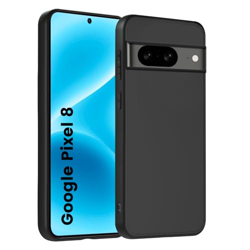 HuwaiH Handyhülle für Google Pixel 8 Hülle, Anti-Schock, Antikratzer, Anti-Rutsch Schutzhülle, Unterstützt kabelloses Laden, Anti-Fingerabdruck Case für Pixel 8(Schwarz) HuwaiH Handyhülle für Google Pixel 8 Hülle, Anti-Schock, Antikratzer, Anti-Rutsch Schutzhülle, Unterstützt kabelloses Laden, Anti-Fingerabdruck Case für Pixel 8(Schwarz) von HuwaiH