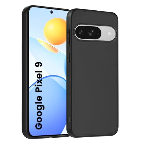 HuwaiH Handyhülle für Google Pixel 9 Hülle, Anti-Schock, Antikratzer, Anti-Rutsch Schutzhülle, Unterstützt kabelloses Laden, Anti-Fingerabdruck Case für Google Pixel 9(schwarz) HuwaiH Handyhülle für Google Pixel 9 Hülle, Anti-Schock, Antikratzer, Anti-Rutsch Schutzhülle, Unterstützt kabelloses Laden, Anti-Fingerabdruck Case für Google Pixel 9(schwarz) von HuwaiH