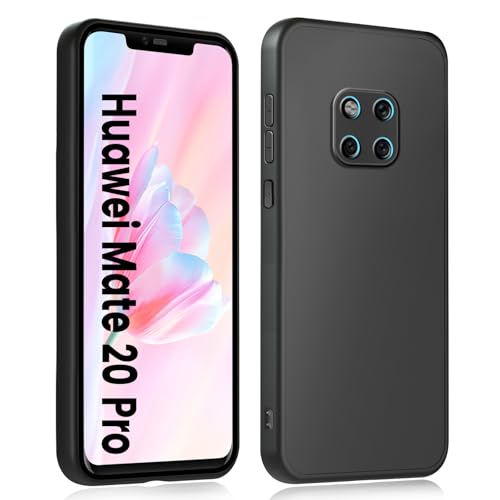 HuwaiH Handyhülle für Huawei Mate 20 Pro Hülle, Upgraded Kameraschut, Anti-Rutsch Stoßfest Haltbarkeit Schutzhülle, Unterstützt kabelloses Laden Weich TPU Case, Passgenau für Mate 20 Pro, Schwarz HuwaiH Handyhülle für Huawei Mate 20 Pro Hülle, Upgraded Kameraschut, Anti-Rutsch Stoßfest Haltbarkeit Schutzhülle, Unterstützt kabelloses Laden Weich TPU Case, Passgenau für Mate 20 Pro, Schwarz von HuwaiH