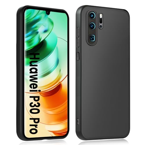 HuwaiH Handyhülle für Huawei P30 Pro Hülle, Upgraded Kameraschut, Anti-Rutsch Stoßfest Haltbarkeit Schutzhülle, Unterstützt kabelloses Laden Weich TPU Case, Passgenau für P30 Pro, Schwarz HuwaiH Handyhülle für Huawei P30 Pro Hülle, Upgraded Kameraschut, Anti-Rutsch Stoßfest Haltbarkeit Schutzhülle, Unterstützt kabelloses Laden Weich TPU Case, Passgenau für P30 Pro, Schwarz von HuwaiH