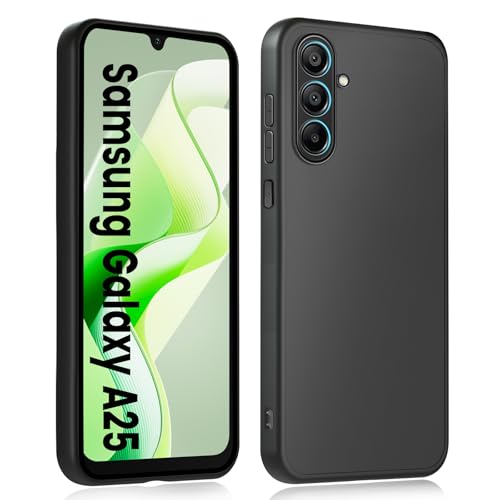 HuwaiH Handyhülle für Samsung Galaxy A25 Hülle, Upgraded Kameraschut, Anti-Rutsch Stoßfest Haltbarkeit Schutzhülle, Weich TPU Case, Rundumschutz, Fallschutz, Passgenau für Samsung A25, Schwarz HuwaiH Handyhülle für Samsung Galaxy A25 Hülle, Upgraded Kameraschut, Anti-Rutsch Stoßfest Haltbarkeit Schutzhülle, Weich TPU Case, Rundumschutz, Fallschutz, Passgenau für Samsung A25, Schwarz von HuwaiH